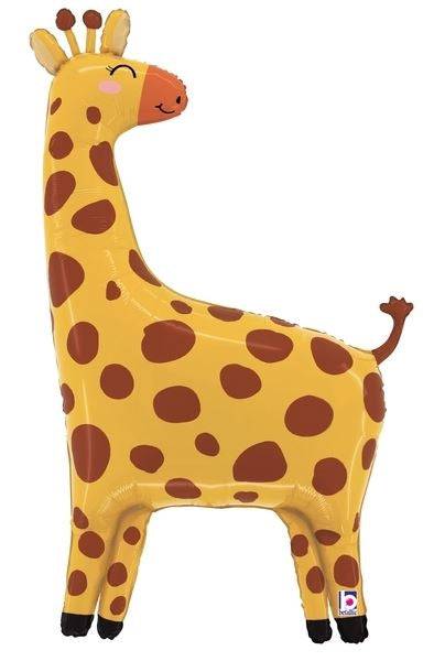41" Jungle Giraffe (Pkg) Foil Balloon - Premium Party Distribution