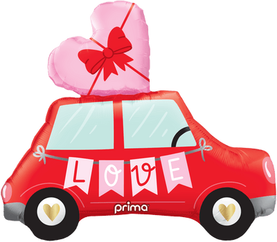 41" Love Car Shape - Prima - Premium Party Distribution