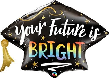 41" Your Future Is Bright Grad Cap - Premium Party Distribution