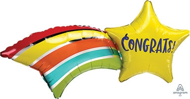 Congrats Shooting Star Balloon