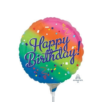 Birthday Rainbow Foil Balloon