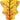 42" Fall Oak Leaf - Yellow - Premium Party Distribution