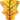 42" Fall Oak Leaf - Yellow - Premium Party Distribution