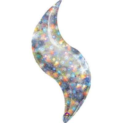 42” Holo Fireworks CURVE - Per Package of 3 - Premium Party Distribution