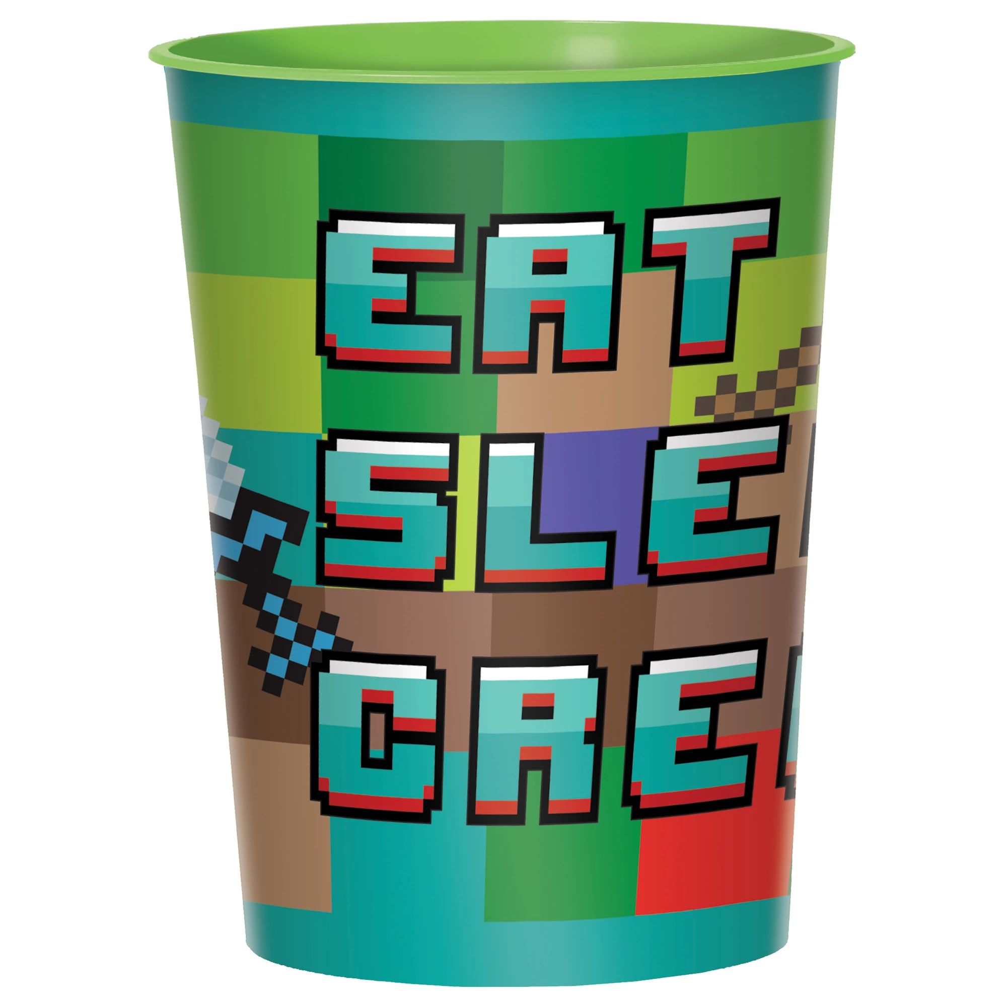 Pixel Party 16oz Plastic Favor Cup