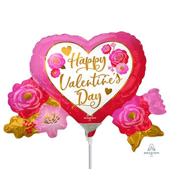 Valentine's Day Hearts & Roses Balloon