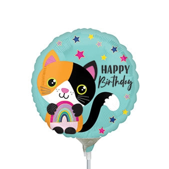 Calico Cat Birthday Balloon