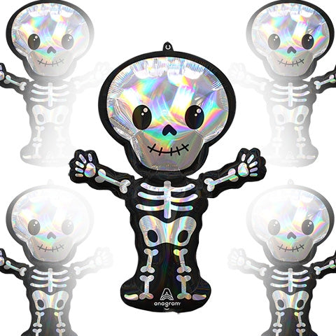 Iridescent Skeleton Balloon