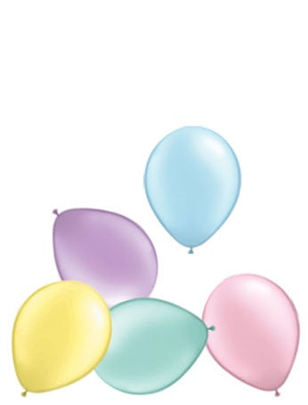 5 inch Pastel Pearl Assortment latex balloons