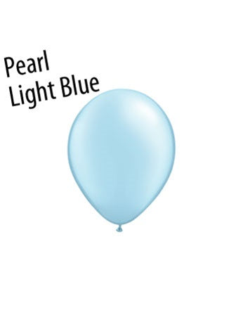 5 inch Pastel Pearl Light Blue latex balloons