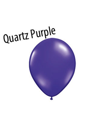 5 inch Jewel Quartz Purple latex balloons