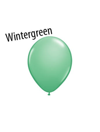 5 inch Fashion Wintergreen latex balloons