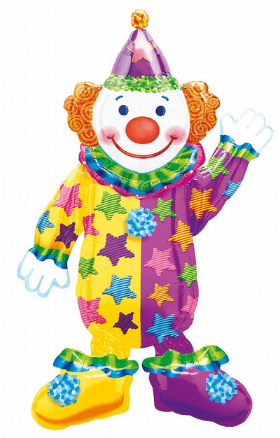 44" Airwalker® - Juggles the Clown - Premium Party Distribution