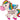 45" Rainbow Birthday Winged Pony - Premium Party Distribution