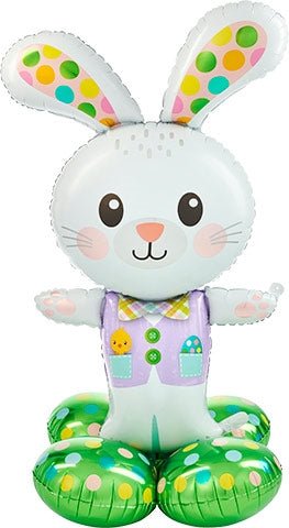 48" AirLoonz™ - Spotted Easter Bunny - Premium Party Distribution