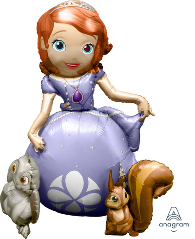48" Airwalker® - Sofia The First - Anagram - Premium Party Distribution