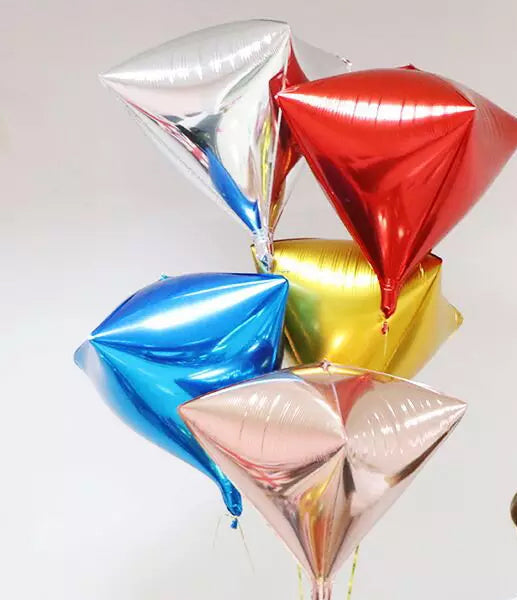 Winner Party 22" 4D Diamond Foil Balloons