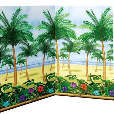 4ft x 40ft Palm Scene Setter - Premium Party Distribution