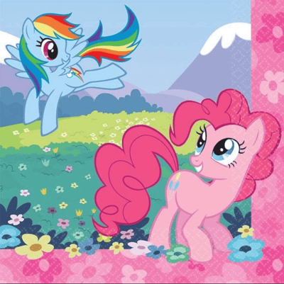 5" Beverage Napkins - My Little Pony Friendship (16ct) - Premium Party Distribution