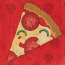 5" Beverage Napkins - Pizza Party (16ct) - Premium Party Distribution