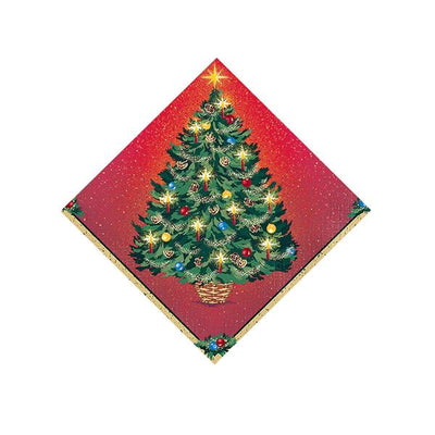 5" Beverage Napkins - Warmth of Christmas (16ct) - Premium Party Distribution