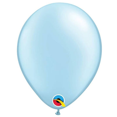 5" Pearl Light Blue (100ct) - Qualatex Latex - Premium Party Distribution