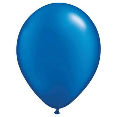 5" Pearl Sapphire Blue Latex (100ct) - Qualatex - Premium Party Distribution