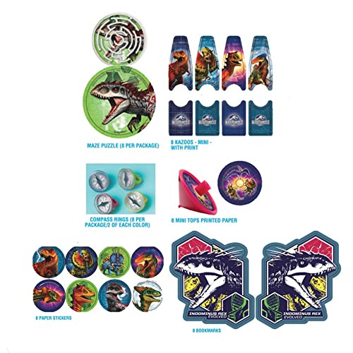 Jurassic World Mega Mix Value Pack Favors - 48 Pcs.