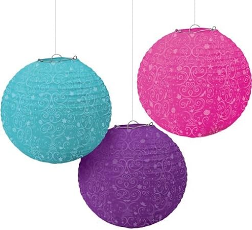 Disney Princess Round Paper Lanterns 3pc