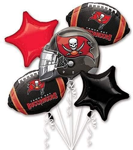 Anagram NFL BUCCANEERS Balloon Bouquet 5ct