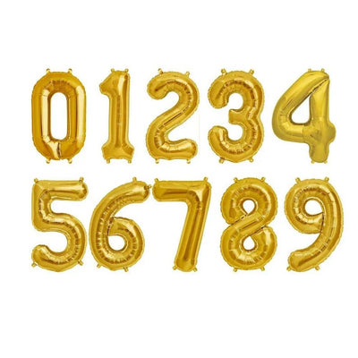 52" Balloon Numbers - Gold - Premium Party Distribution