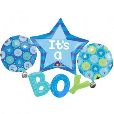 53" It's a Boy Stars - Premium Party Distribution