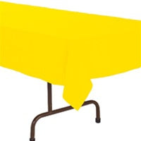 54x108in YELLOW Table Cover - Heavy Duty Plastic