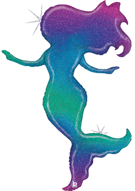 54" Glitter Mermaid - Premium Party Distribution