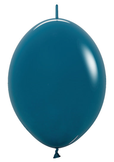 6in Link-O-Loon DEEP TEAL Deluxe Sempertex (50ct)