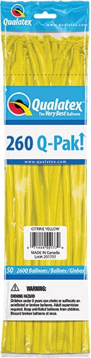 260Q Q-Pak CITRINE YELLOW Qualatex