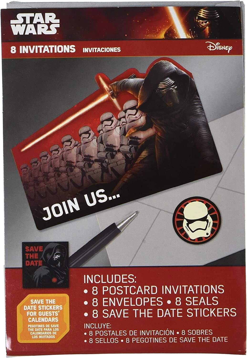 Star Wars™ Episode VII Postcard Invitations