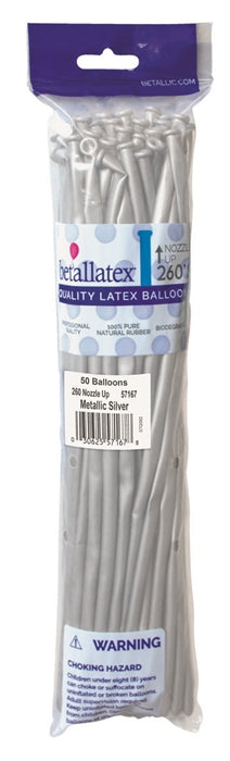 260b Nozzle Up METALLIC SILVER Betallatex