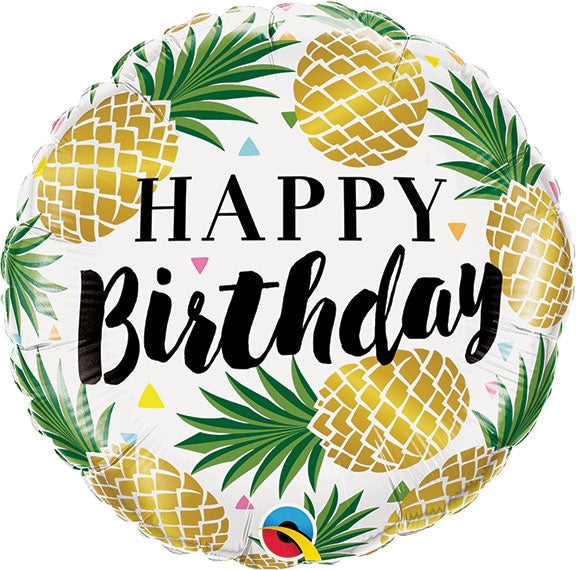 Birthday Golden Pineapples