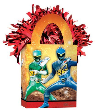 5.7oz Balloon Weight - Power Ranger Dino Charge Tote - Premium Party Distribution