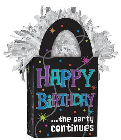5.7oz Balloon Weight - The Party Continues - Premium Party Distribution