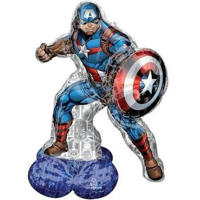 58" AirLoonz™ - Avengers Captain America - Premium Party Distribution