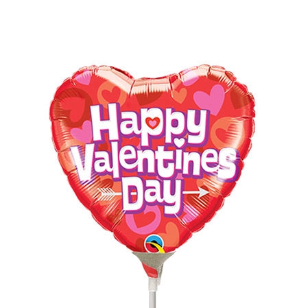 Valentine's Day Hearts & Arrow Balloon