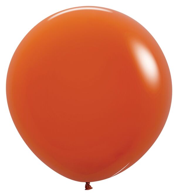 24" Deluxe Sunset Orange (10ct) - Sempertex