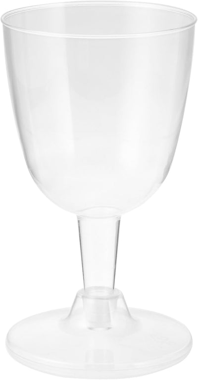 5oz Plastic Wine Glasses - Clear (40ct) - Premium Party Distribution