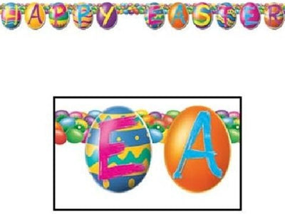 5"x 4½" Color Bright Egg Streamer - Premium Party Distribution