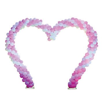 6' Balloon Frame - Heart - Premium Party Distribution