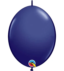 6" Navy QuickLinks (50ct) - Qualatex - Premium Party Distribution