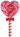 60” Mighty Special Delivery Love Lollipop - Premium Party Distribution