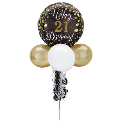 62" Yard Sign - Sparkling Birthday (Customizable) - Premium Party Distribution